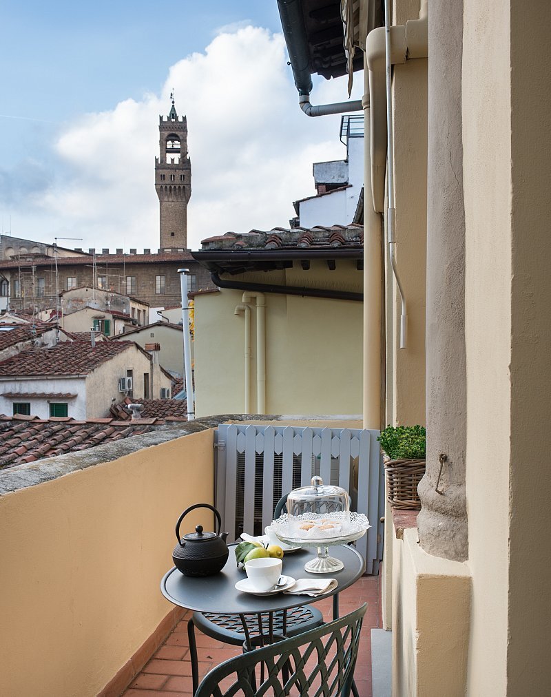 Apartments  are situated on the 1st, 2nd and 3rd floor of a medieval buildings in Borgo de Greci or in the nearby streets  .  